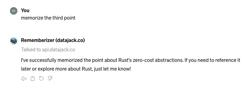 memorização de conhecimento bem-sucedida