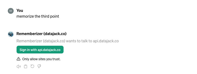 Entrar para autorizar o Rememberizer