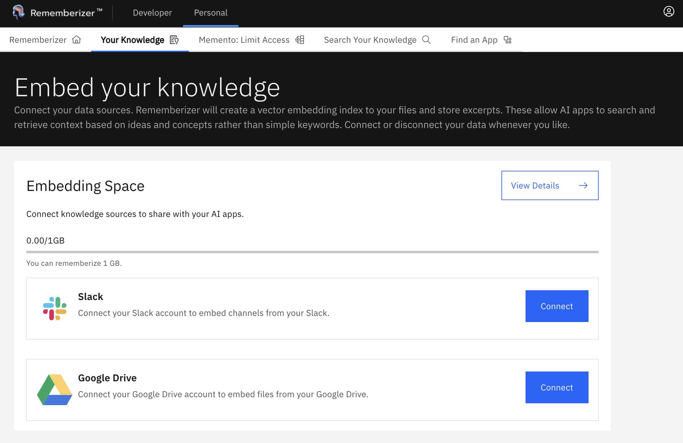 Cartão de fonte de conhecimento do Google Drive